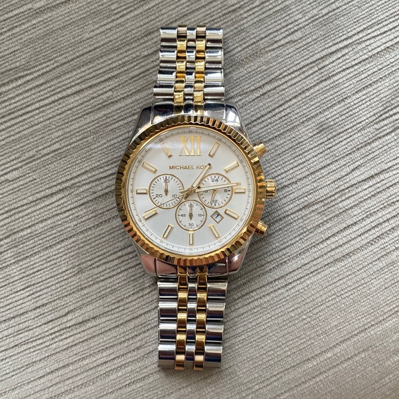 Michael Kors gold/silver watch - brand new - Picture 1 of 8